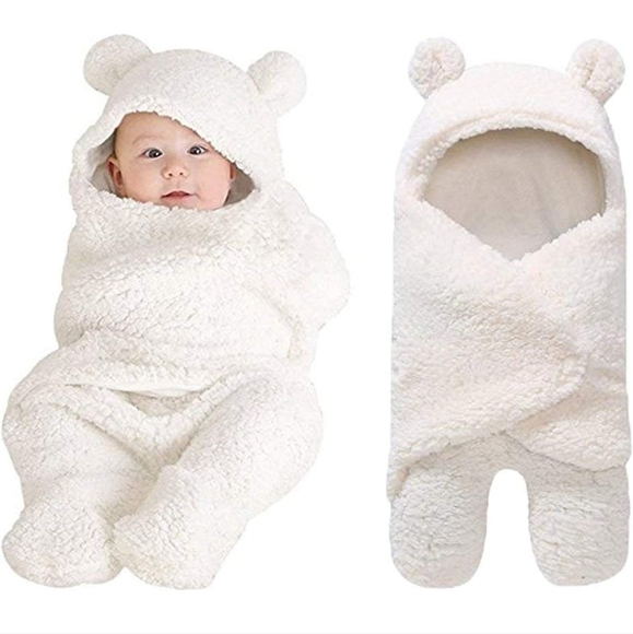 XMWealthy One Pieces Xmwealthy Plush Newborn Baby Swaddle Blanket 6